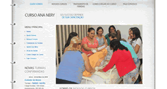 Desktop Screenshot of cursoananery.com.br